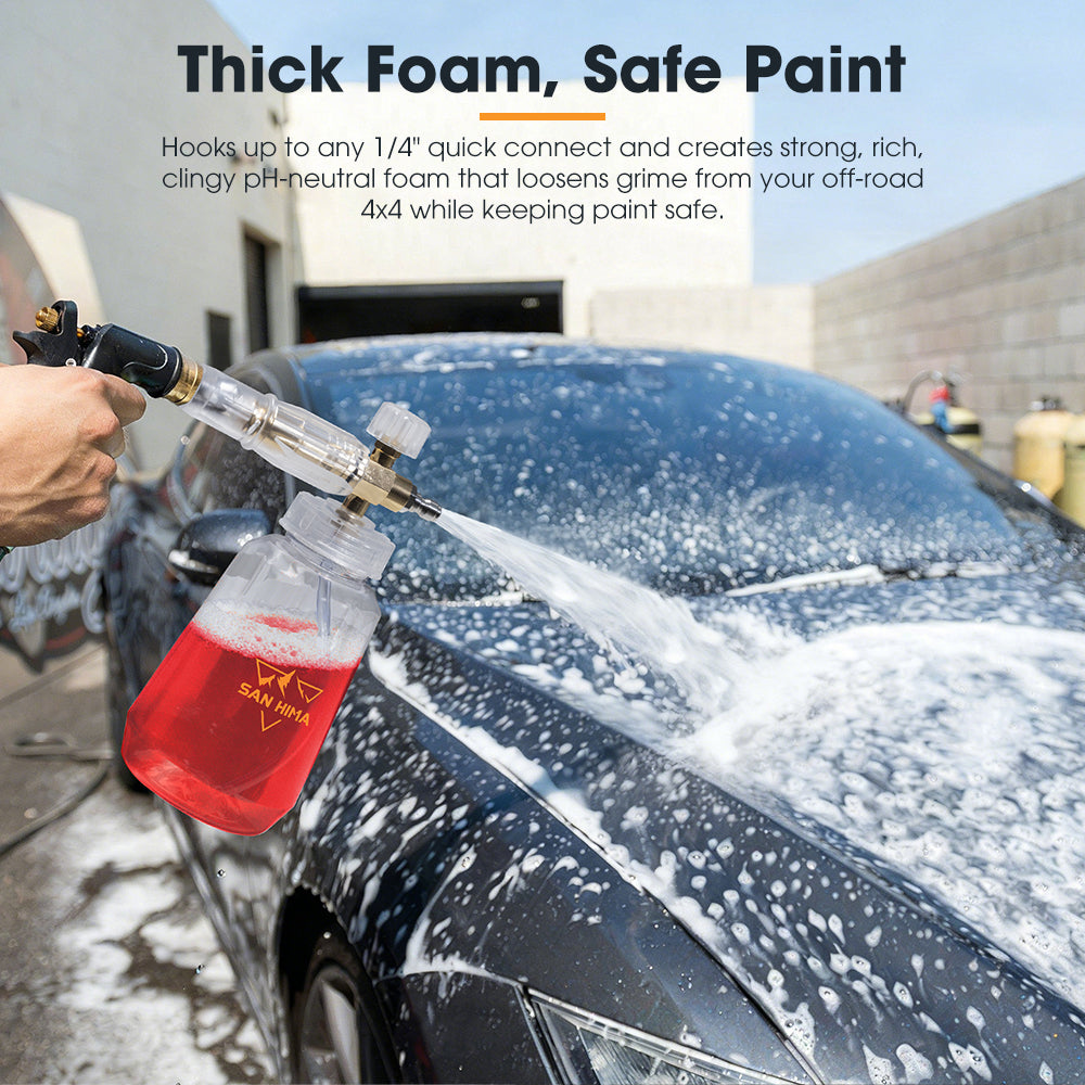 San Hima 18PCS Car Cleaning Kit Interior Exterior Detail Wash Care Polish Bucket