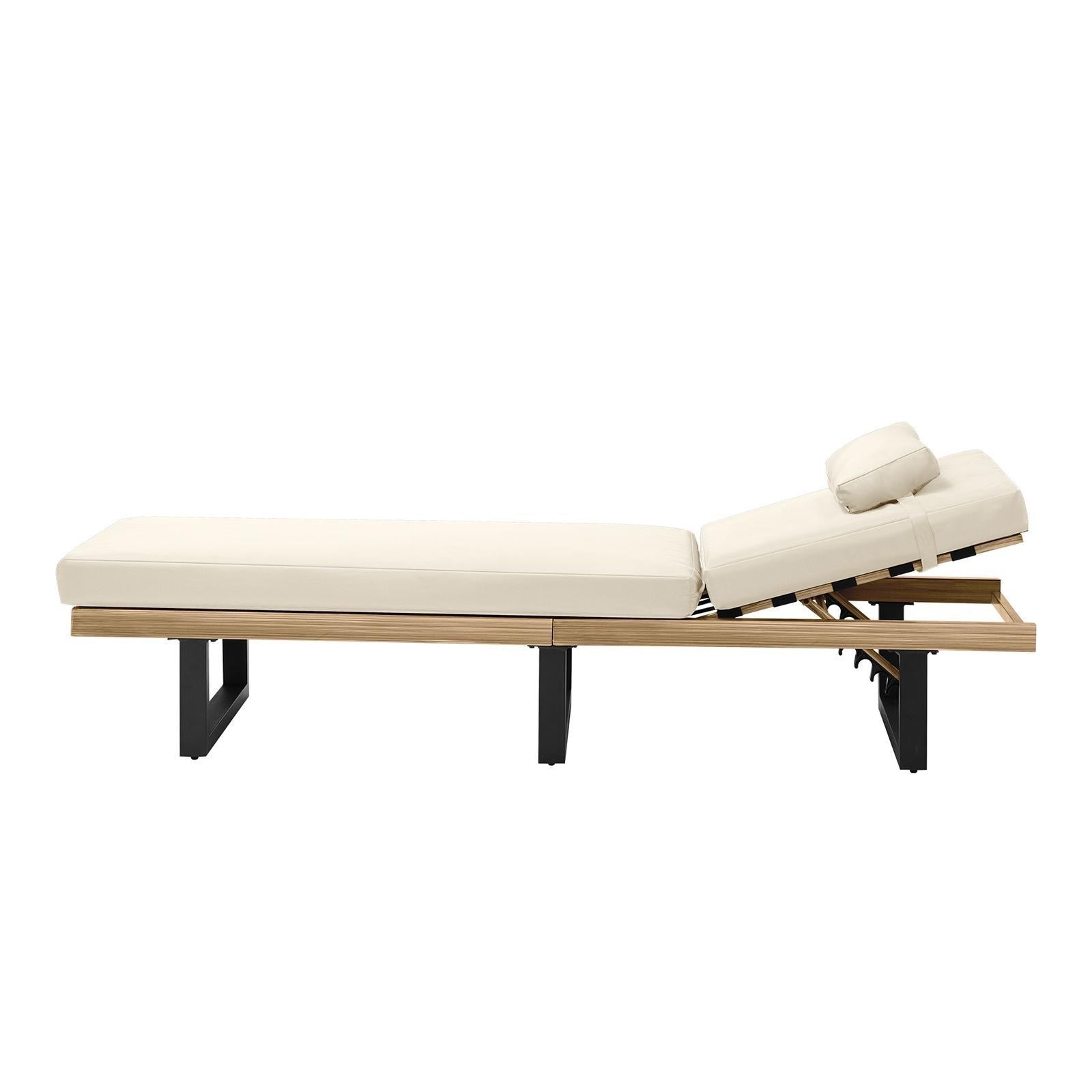 Livsip Sun Lounge Set with Table Outdoor Lounger Chairs Patio Furniture Beige