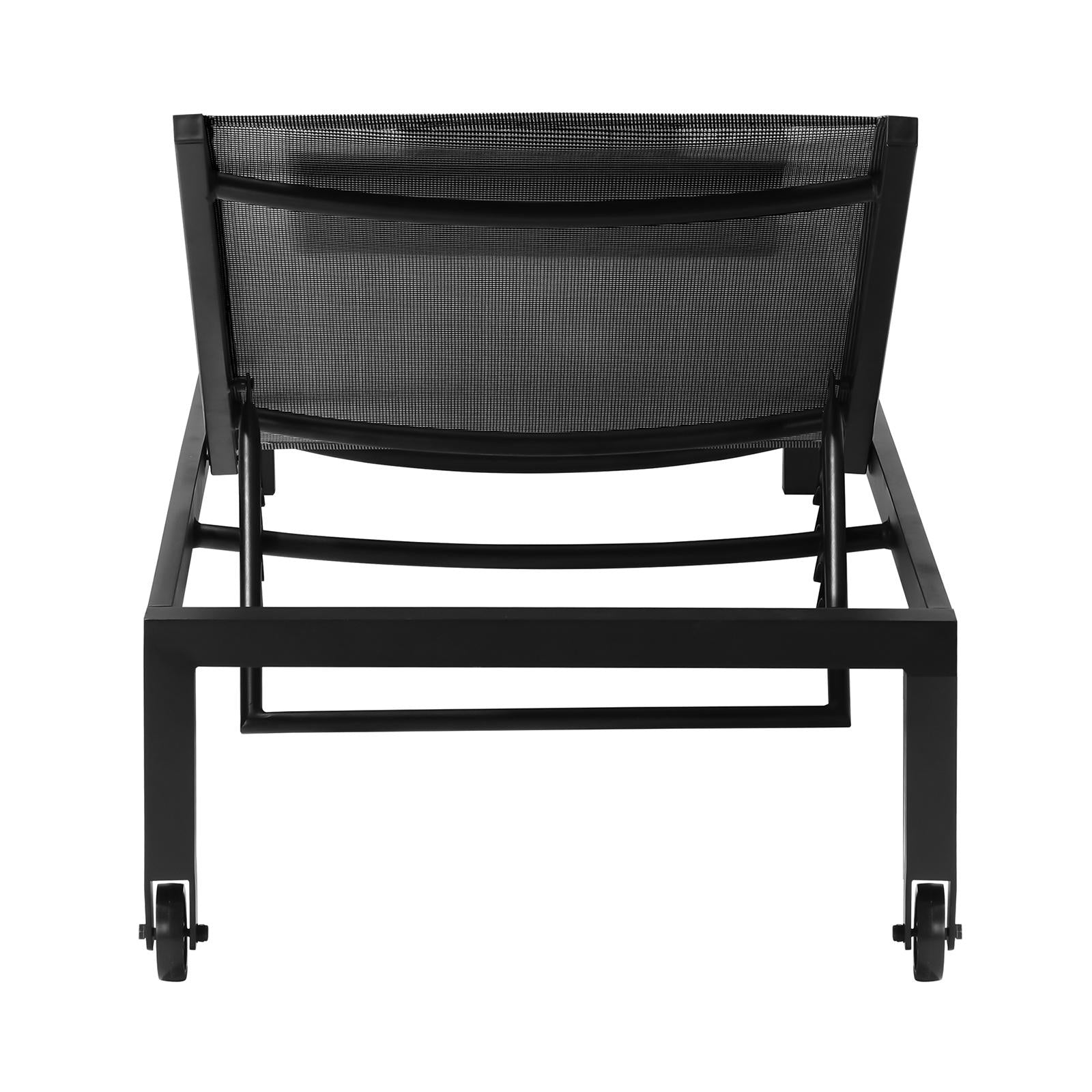 Livsip Sun Lounge Outdoor Lounger Chair Aluminium Day Bed Garden Patio Furniture - Sunyee