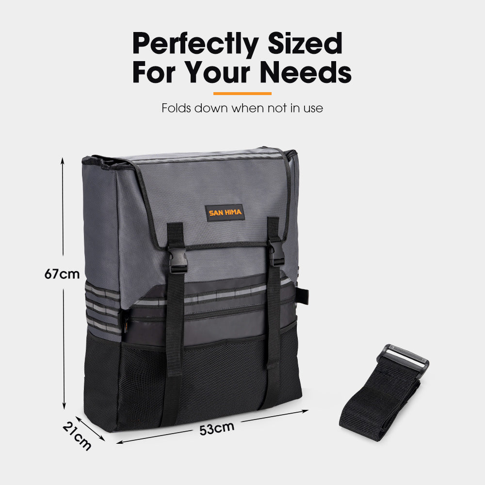 San Hima 100L Spare Wheel Bin & Accessory Bag  Recovery Storage Bag 4x4 4WD - Sunyee