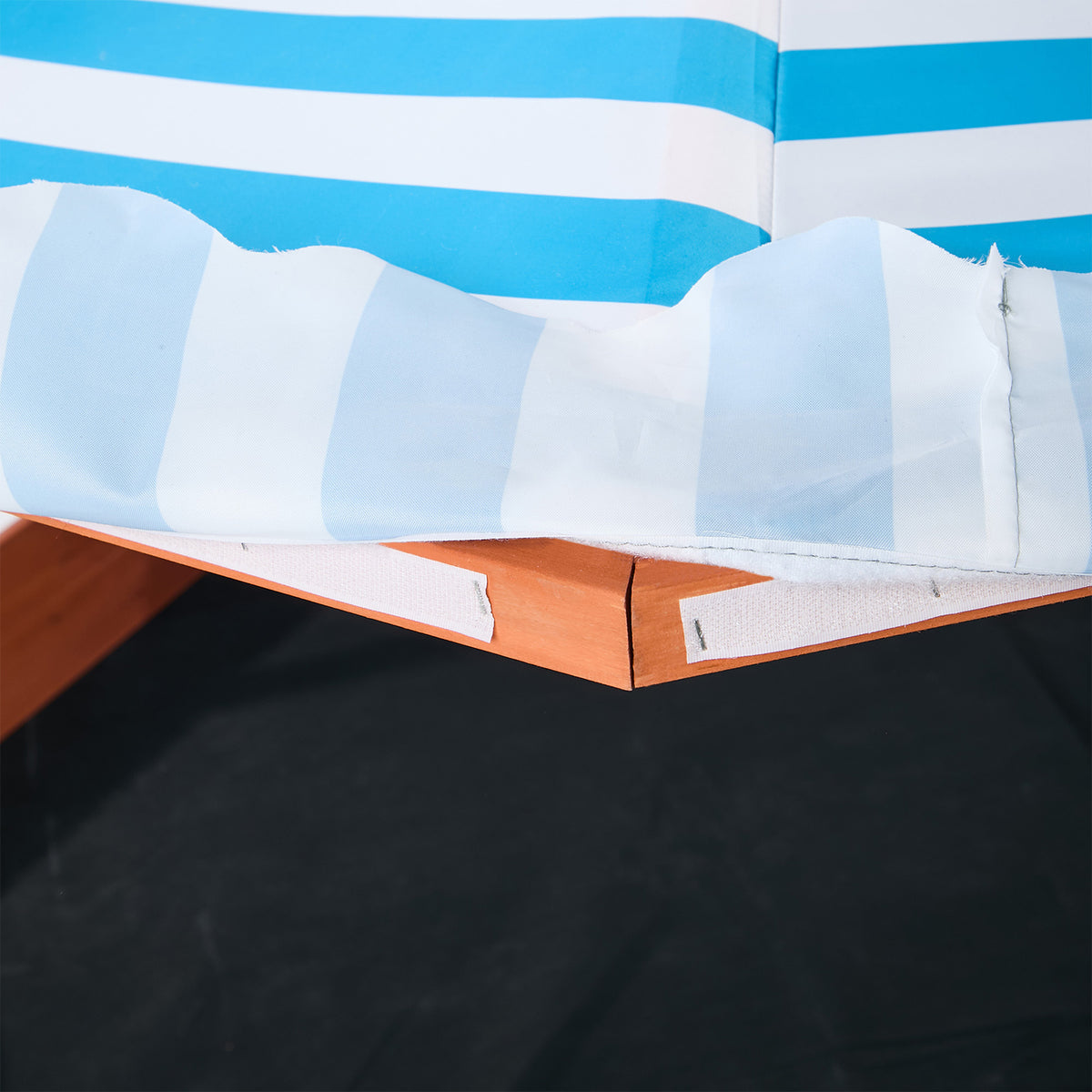 Mazam 210cm Kids Octagonal Wooden Sandpit Sandbox UV Canopy Seats Bottom Liner