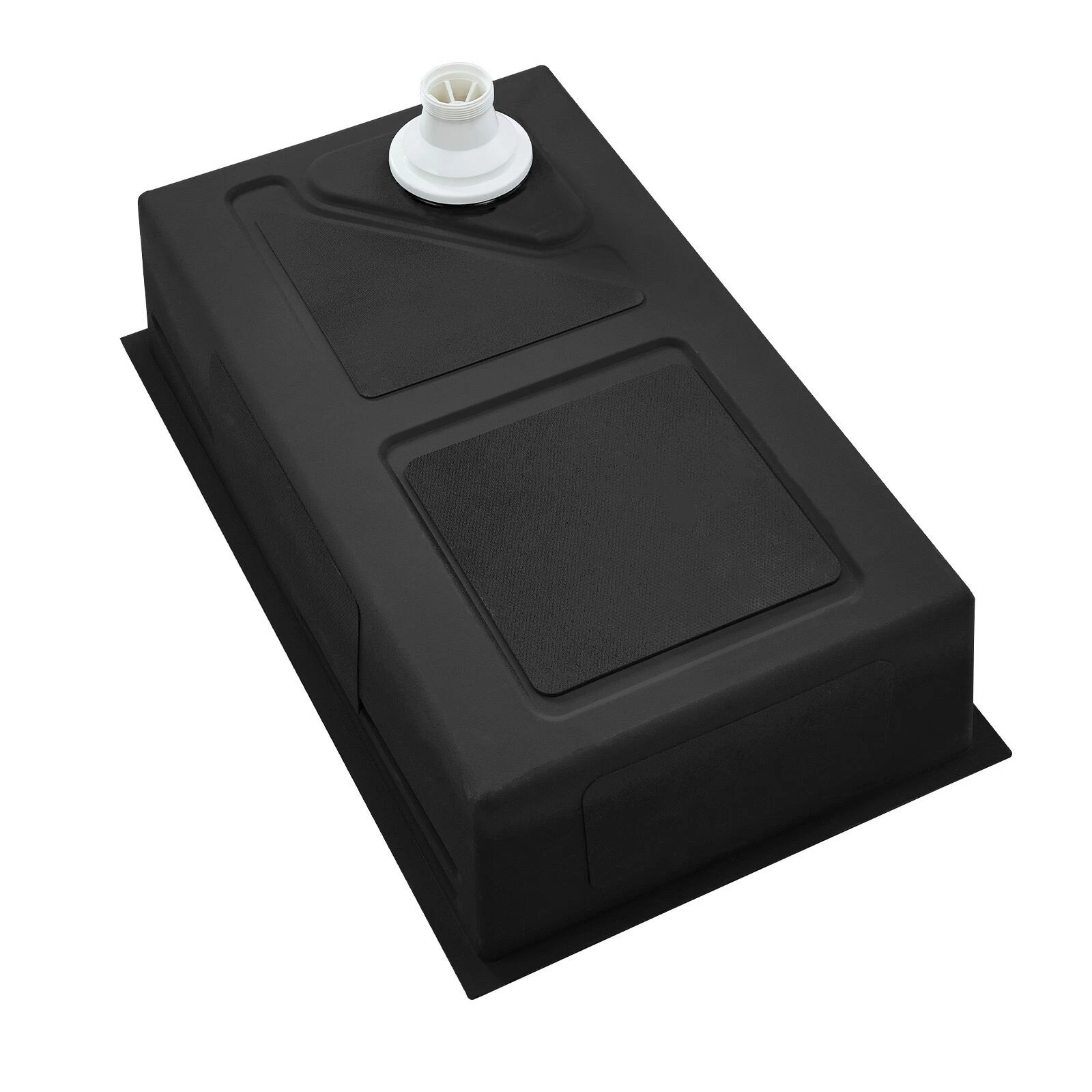 Welba Kitchen Sink 75X45CM Stainless Steel Single Bowl Basin With Waste Black - Sunyee