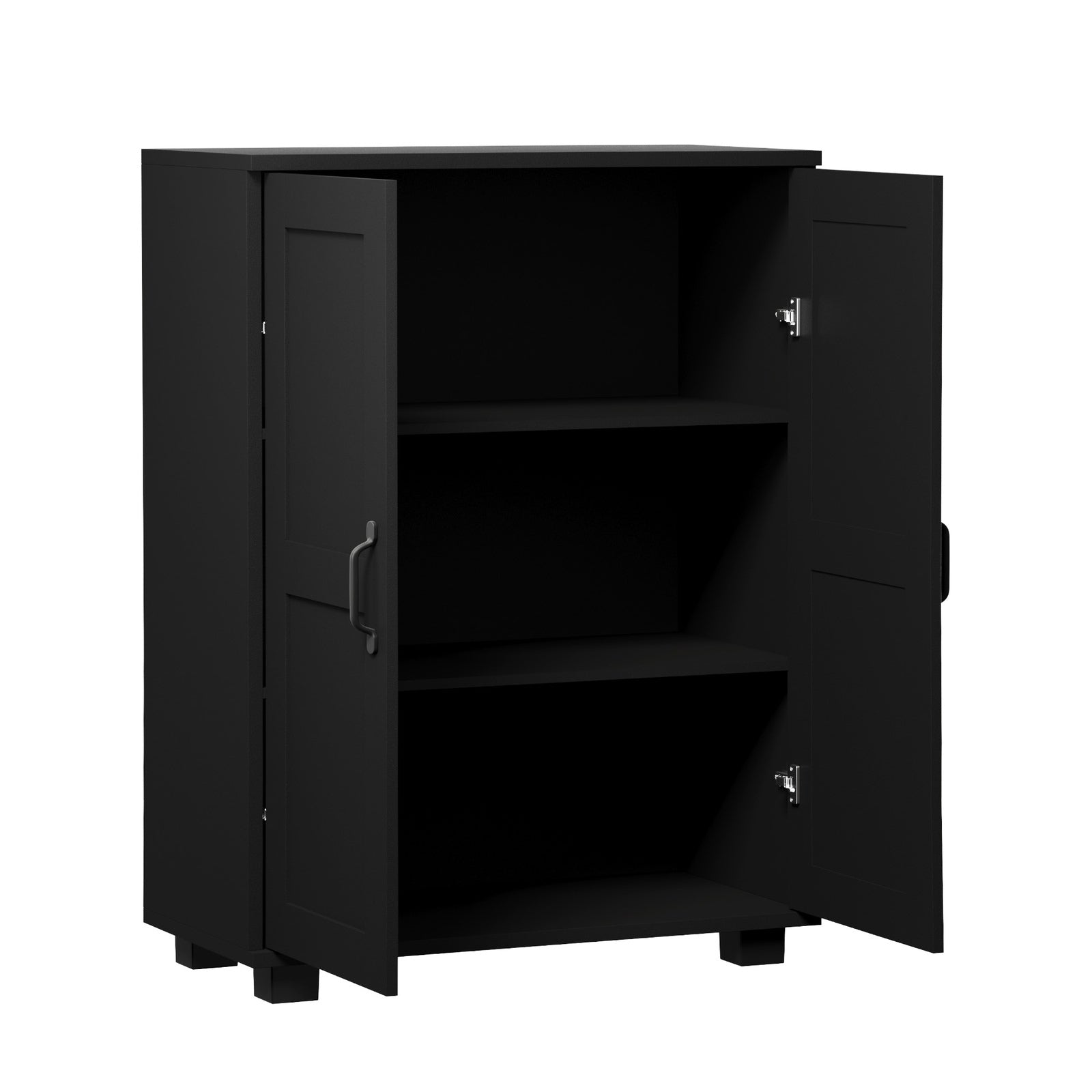 Oikiture Storage Cabinet Bathroom Buffet Sideboard 2 Door Cupboard - Sunyee