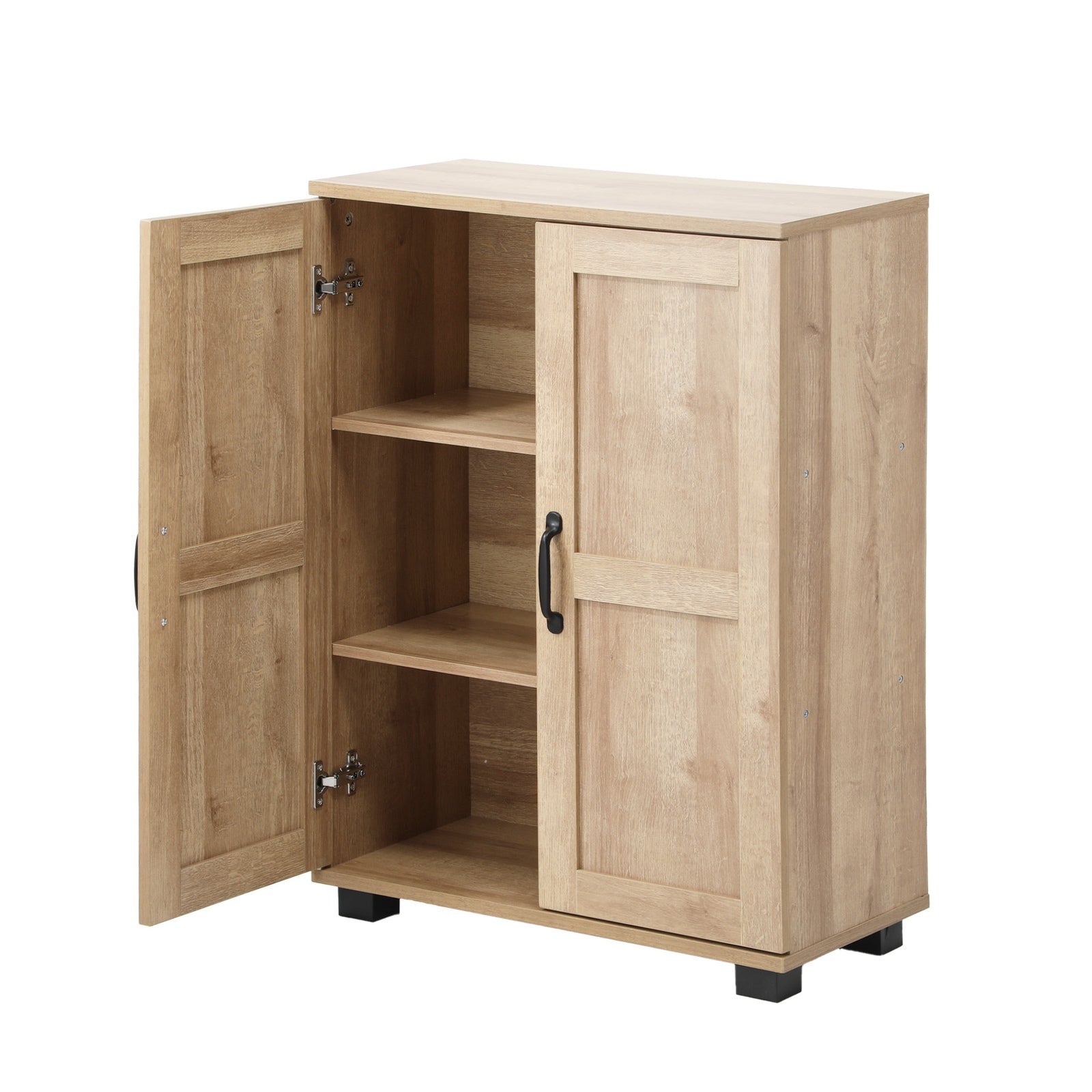 Oikiture Storage Cabinet Bathroom Buffet Sideboard 2 Door Cupboard - Sunyee