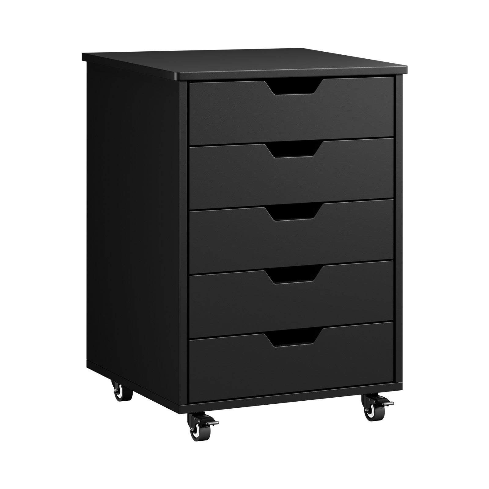 Oikiture 5 Drawer Mobile Filing Cabinet Storage Cabinet Home Office - Sunyee