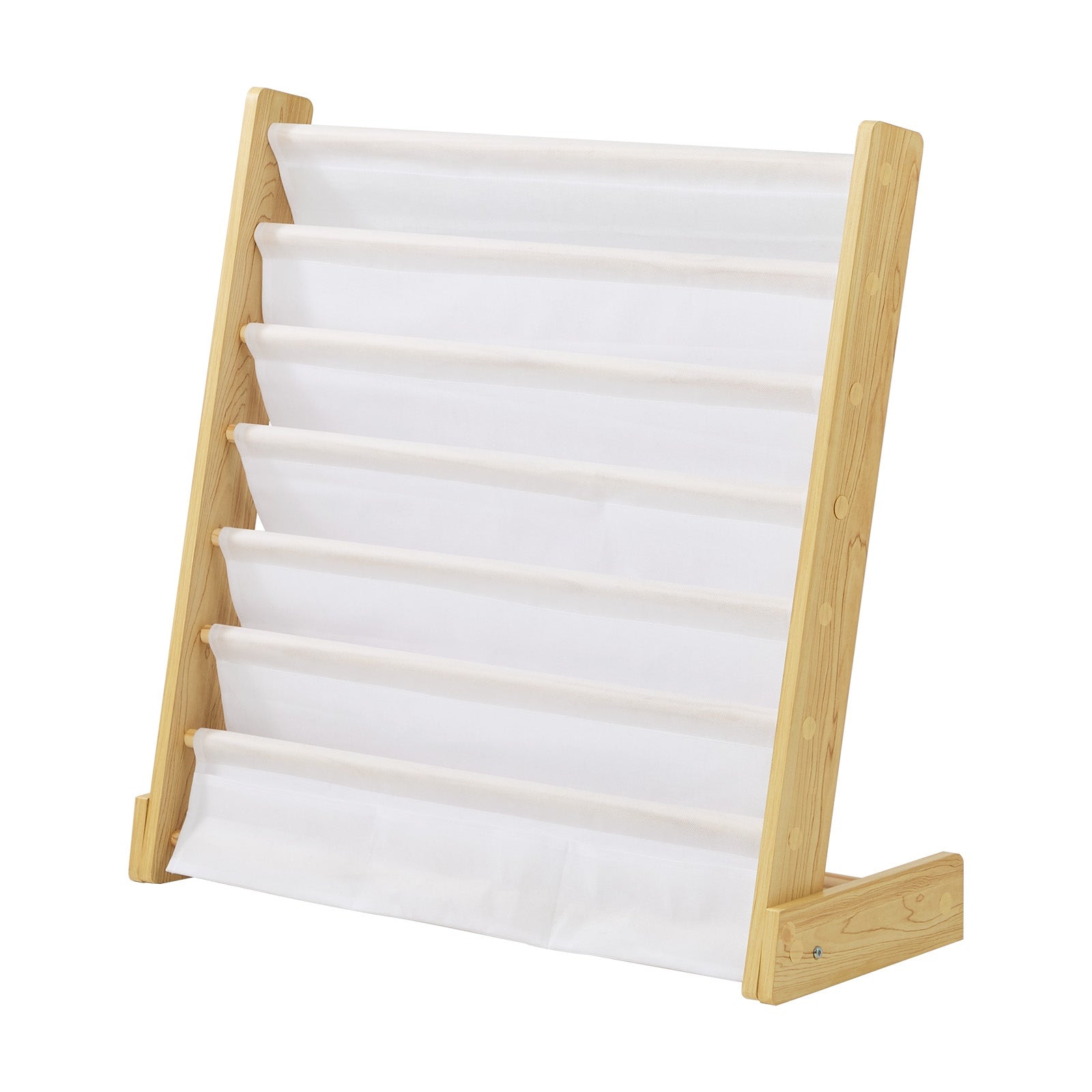 Oikiture Kids Bookshelf Bookcase Children Magazine Rack Display Shelf Organiser