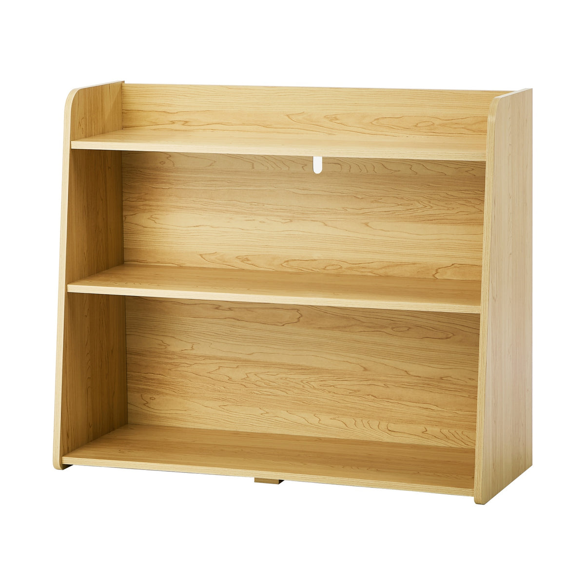 Oikiture Kids Storage Bookshelf Organiser 3 Tier Open Shelves Rack Natural - Sunyee
