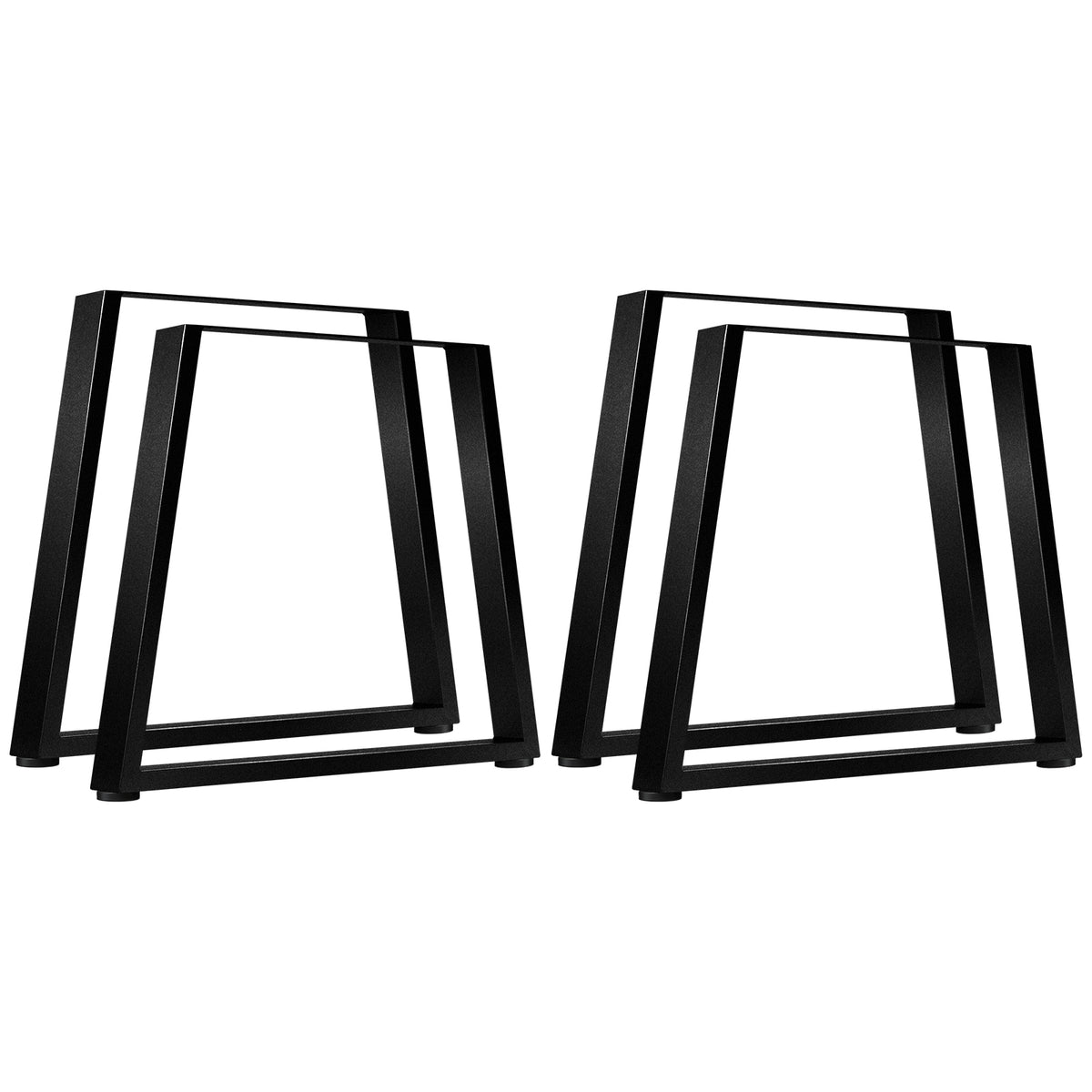 Oikiture 2X/4X Coffee Dining Table Legs Bench DIY Steel Metal Industrial Black