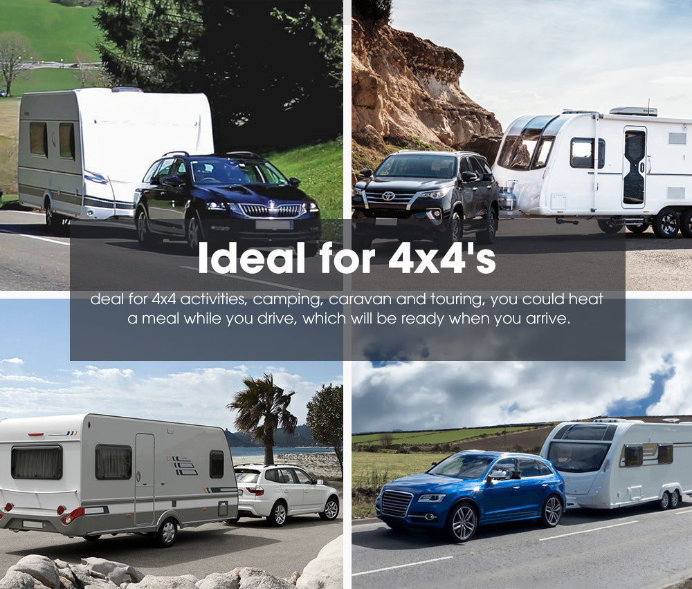 2x Towing Mirrors Clip Universal Multi Trailer Caravan Car Truck Vehicle 4WD Pair