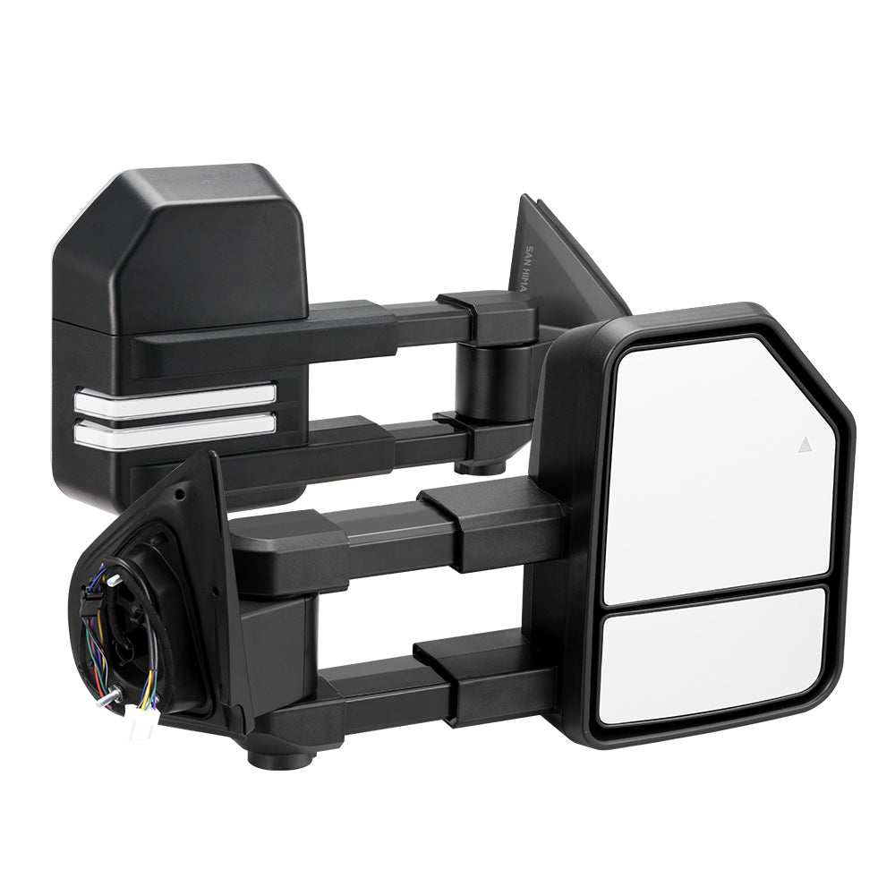 San Hima Extendable Towing Mirrors Gen2 for Mazda BT-50 BT50 TF Series JUL 2020-On - Sunyee