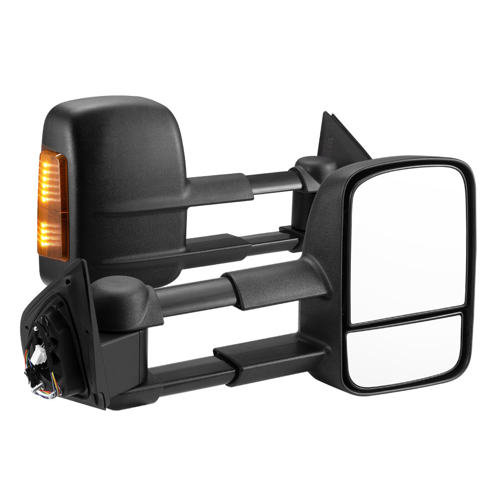 San Hima Extendable Towing Mirrors Gen1 For Mazda BT-50 BT50 TF Series 2021/07-ON