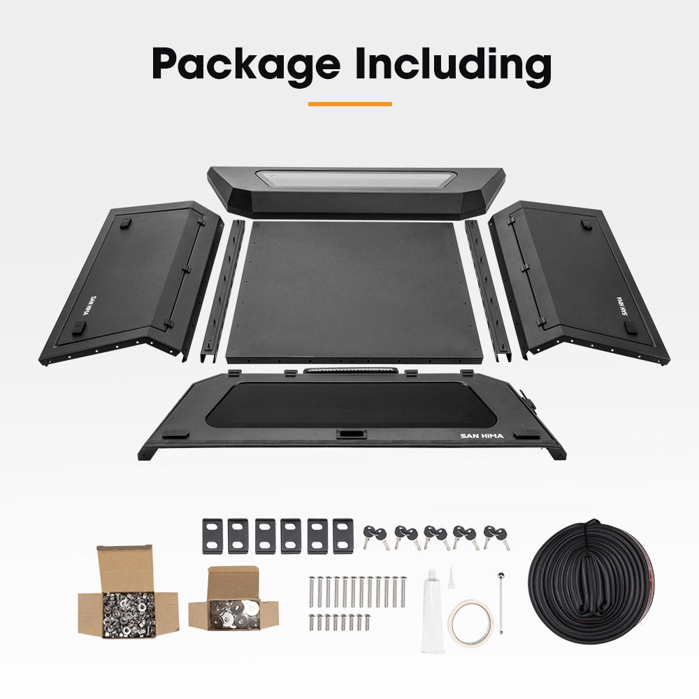 San Hima UTE Tub Canopy For Ford Ranger Next Gen PY 07/2022–On Dual Cab - Sunyee