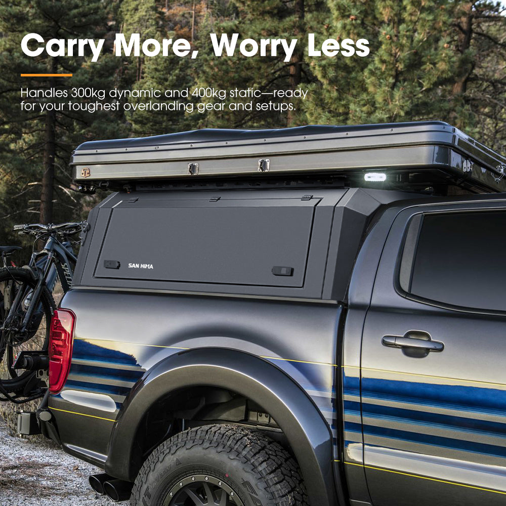 San Hima UTE Tub Canopy For Mitsubishi Triton MV 2024-On Dual Cab Without Rear Spoiler - Sunyee