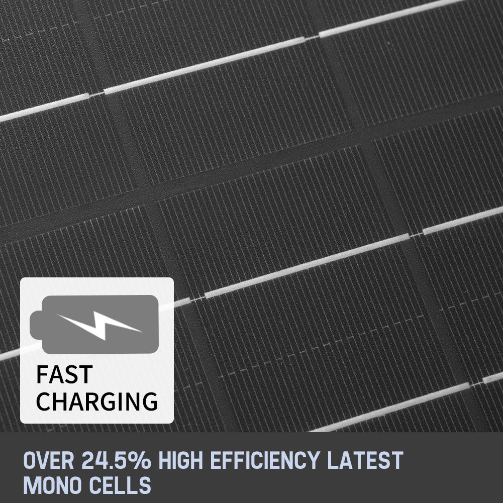 MOBI 250W Solar Blanket Mono Portable Folding Solar Panel Kit 12V Battery Charge - Sunyee