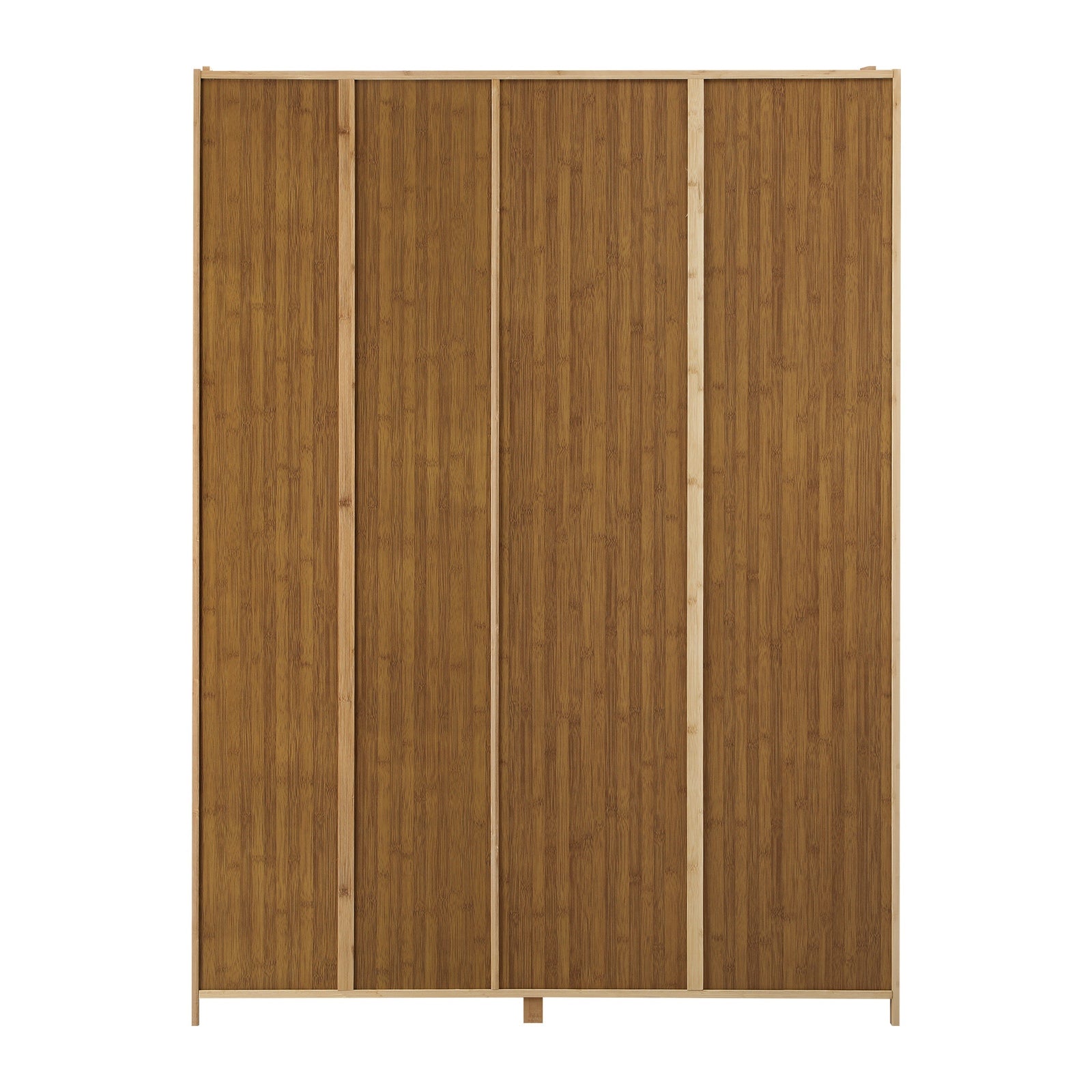 Oikiture Open Wardrobe Shelf Unit Clothes Storage 5 Shelves Hanging Rail - Sunyee