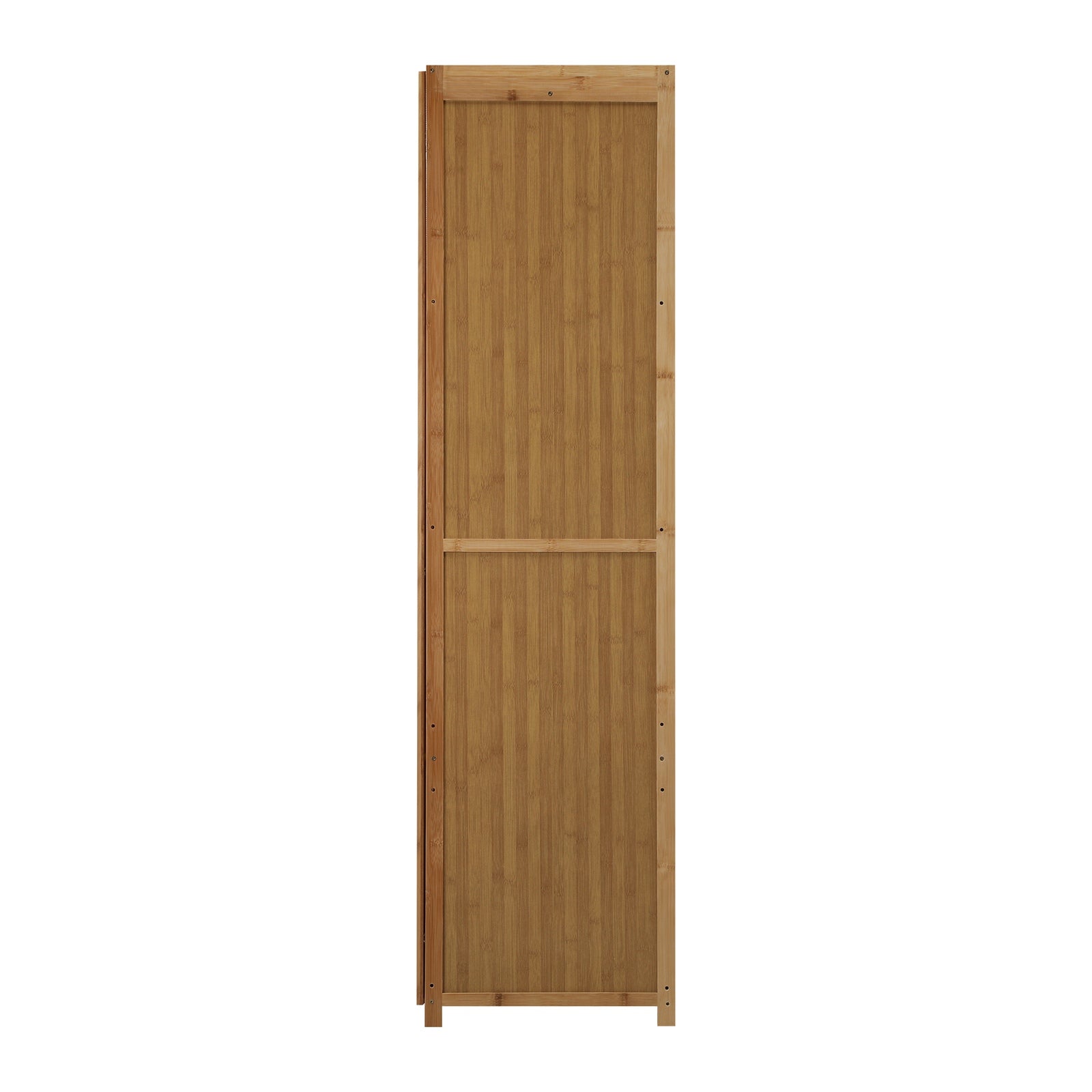 Oikiture Wardrobe Clothes Storage Cabinet Large Cupboard 3 Doors 6 Shelves
