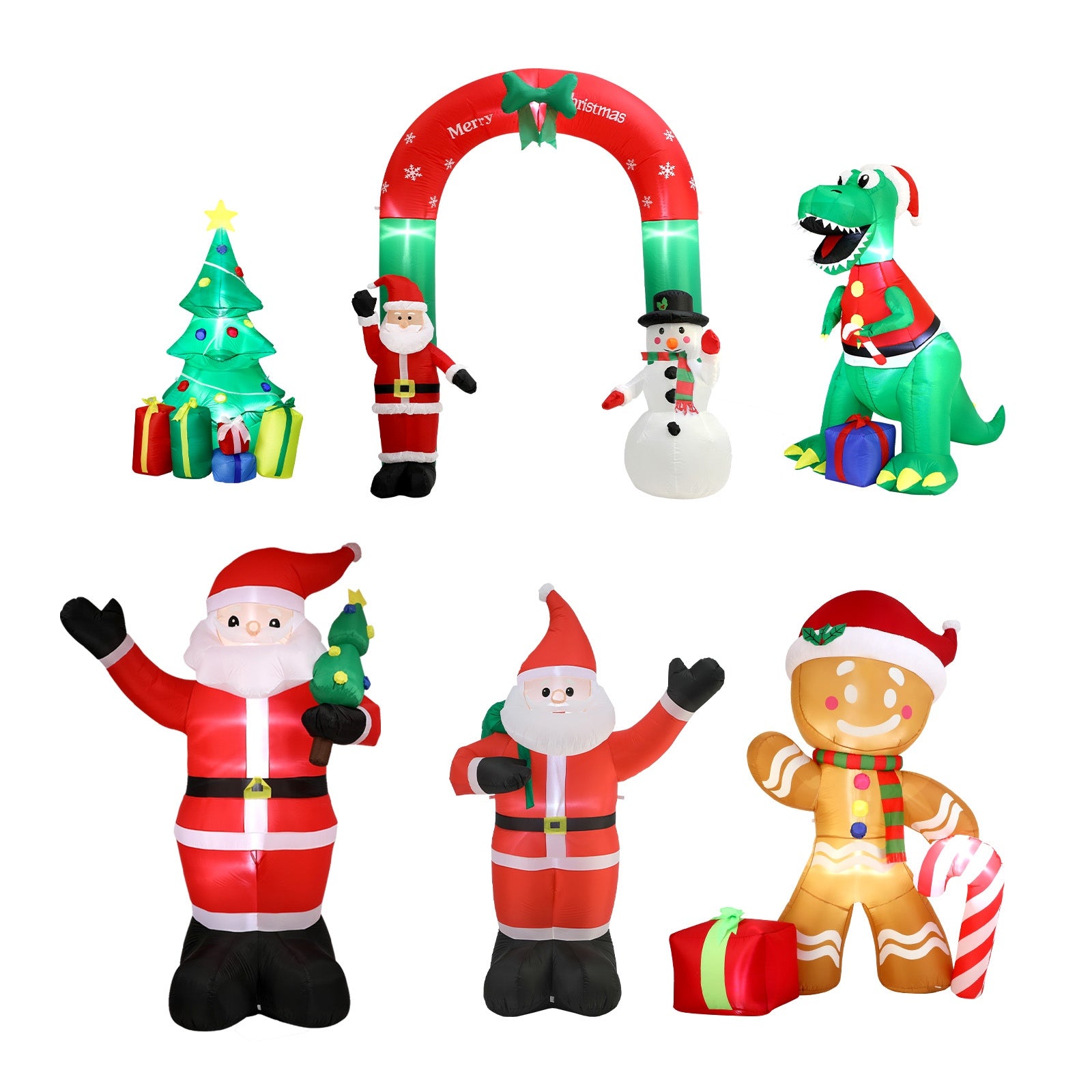 Tinseltown Christmas Inflatable Xmas LED Lights Outdoor Decoration - Sunyee