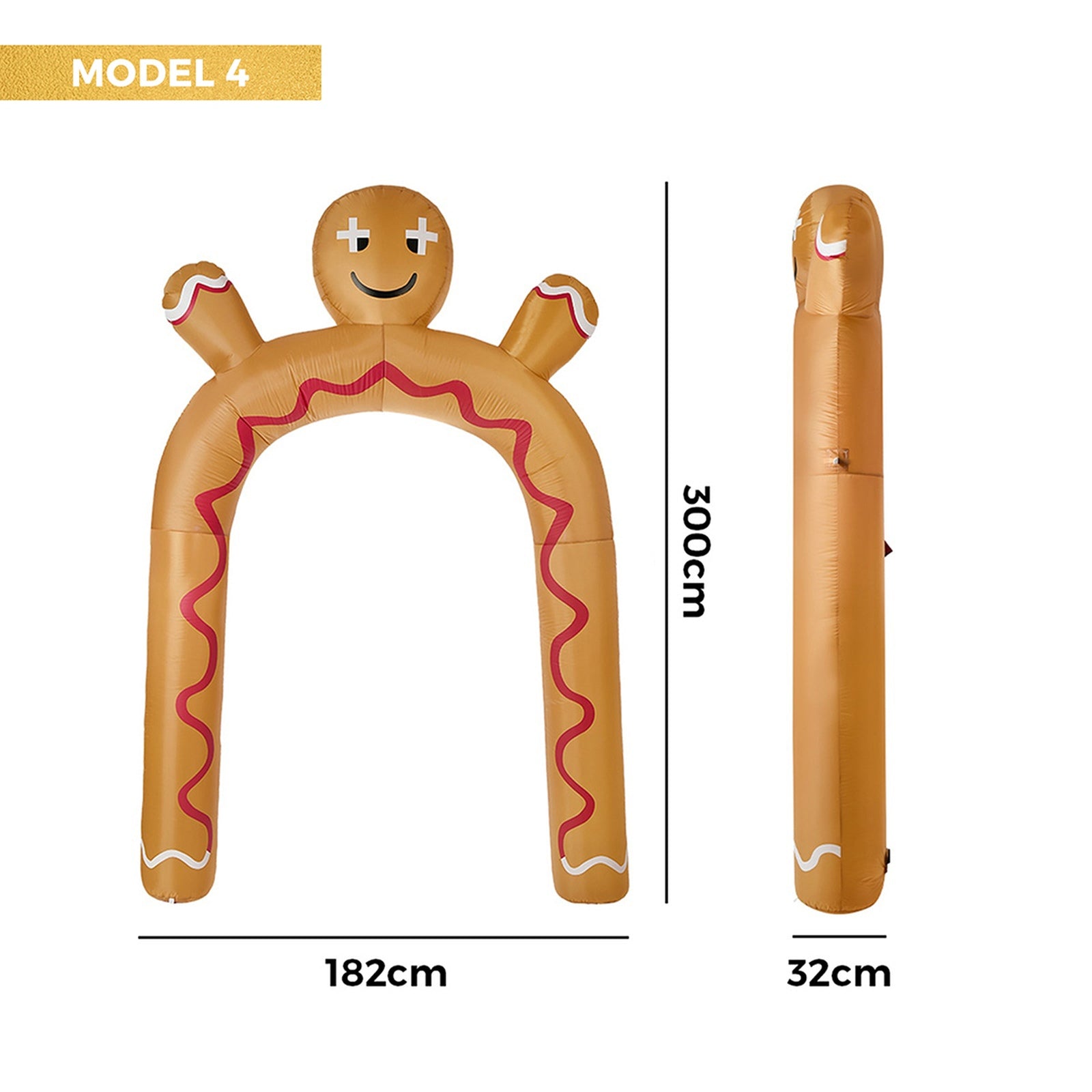Tinseltown Christmas Inflatable Archway Xmas Outdoor Decoration LED Lights