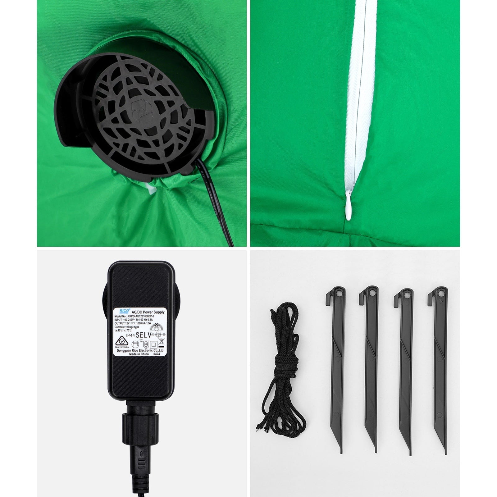 Tinseltown 2.4M Christmas Inflatable Archway Xmas LED Lights Outdoor Decoration - Sunyee