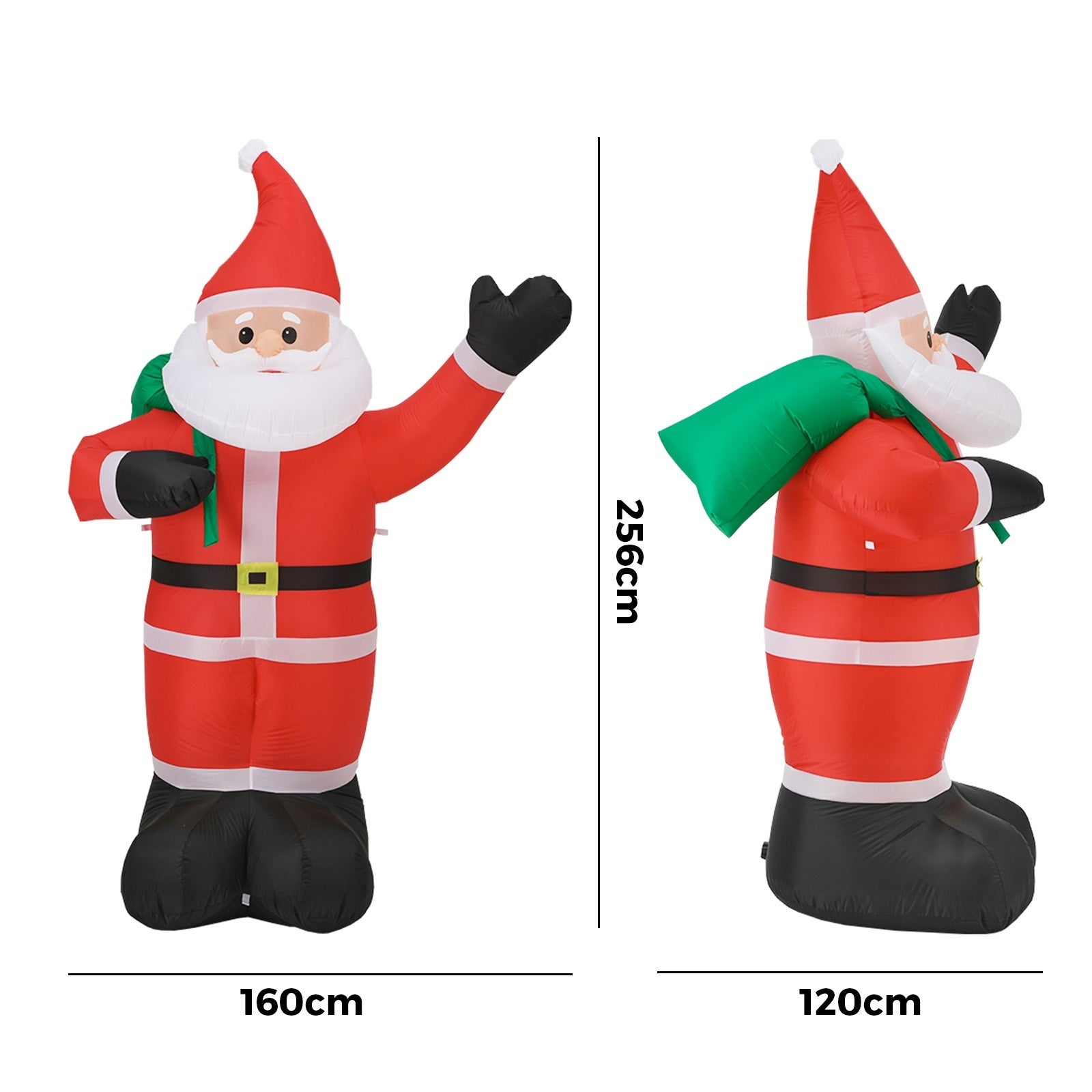 Tinseltown 2.4M Christmas Inflatable Santa Xmas Outdoor Decorations LED Lights - Sunyee