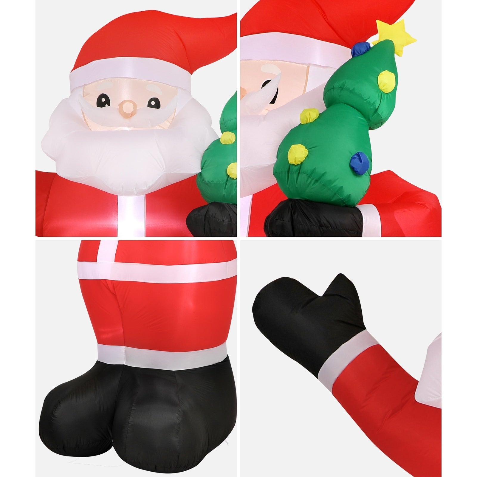 Tinseltown 3.6M Christmas Inflatable Santa Xmas LED Lights Outdoor Decoration - Sunyee