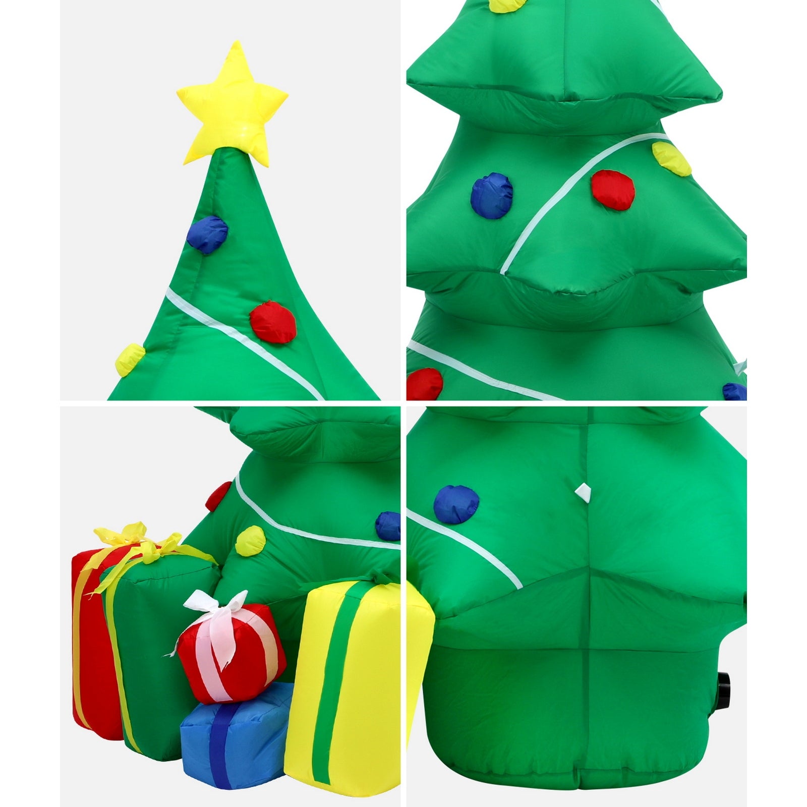 Tinseltown Christmas Inflatable Tree Gifts 1.5M Xmas Decorations LED Lights Outdoor - Sunyee