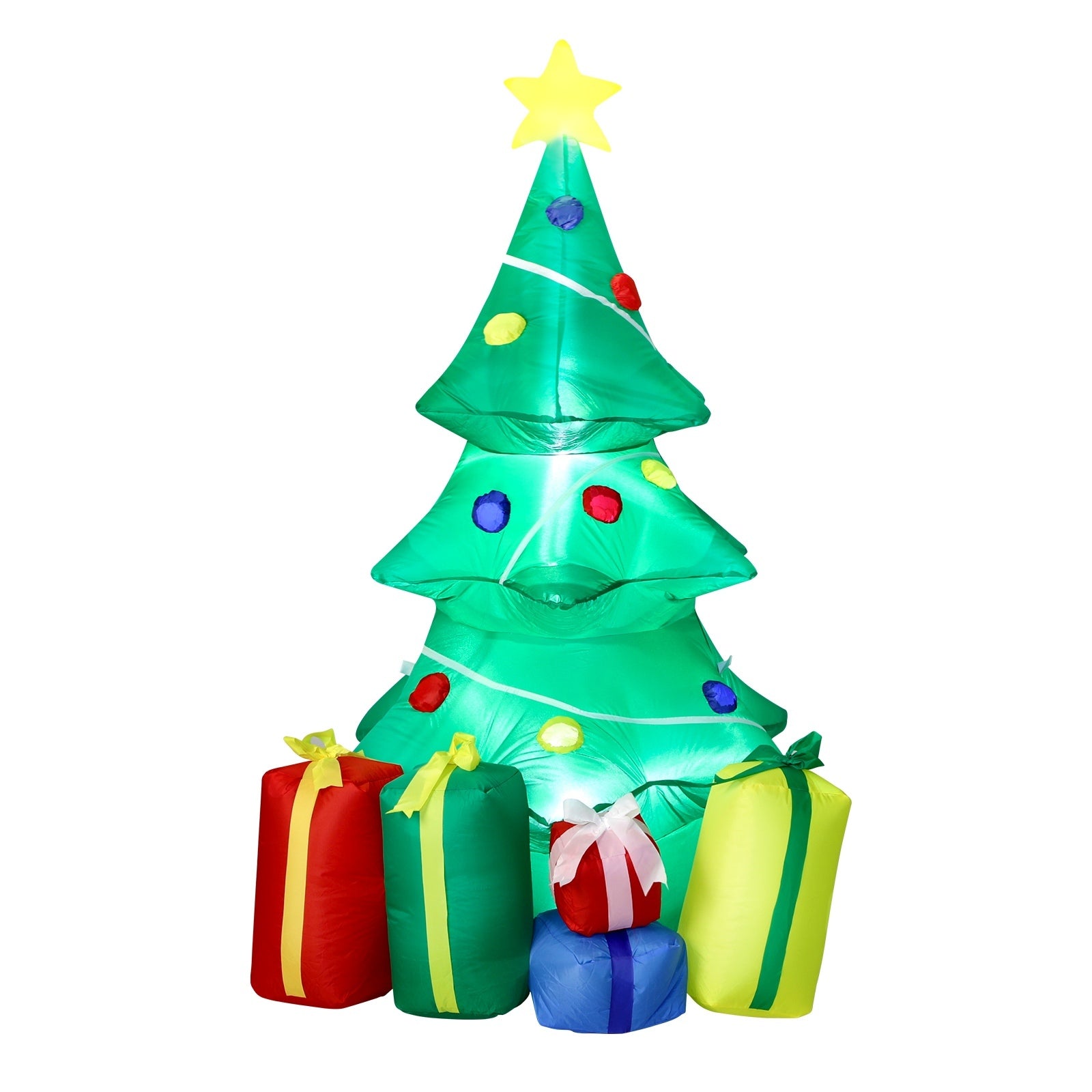 Tinseltown Christmas Inflatable Tree Gifts 1.5M Xmas Decorations LED Lights Outdoor - Sunyee