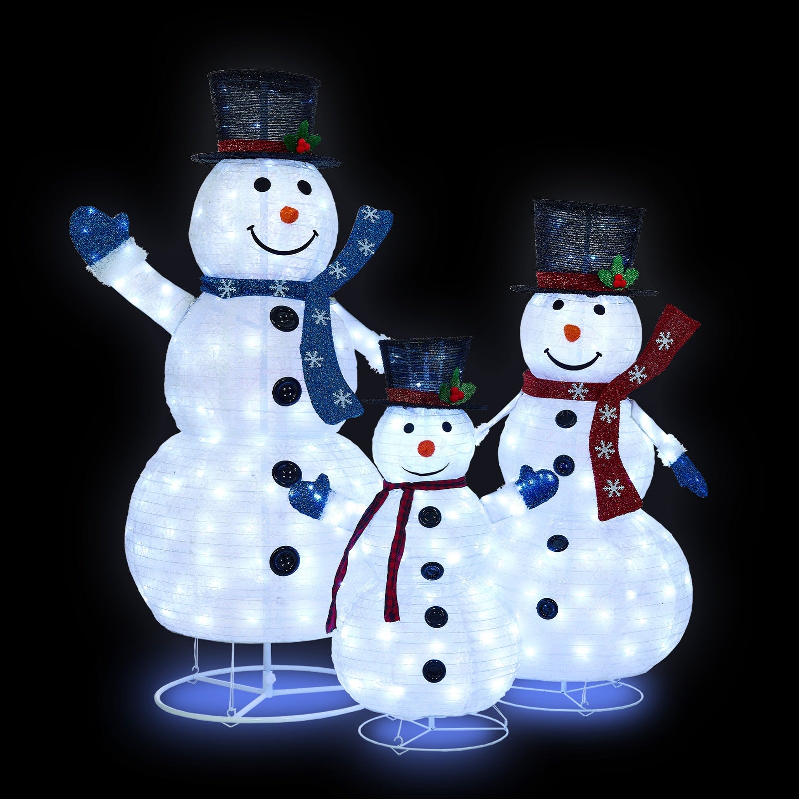 Tinseltown 3D Christmas LED Lights Snowman Outdoor Xmas Decor