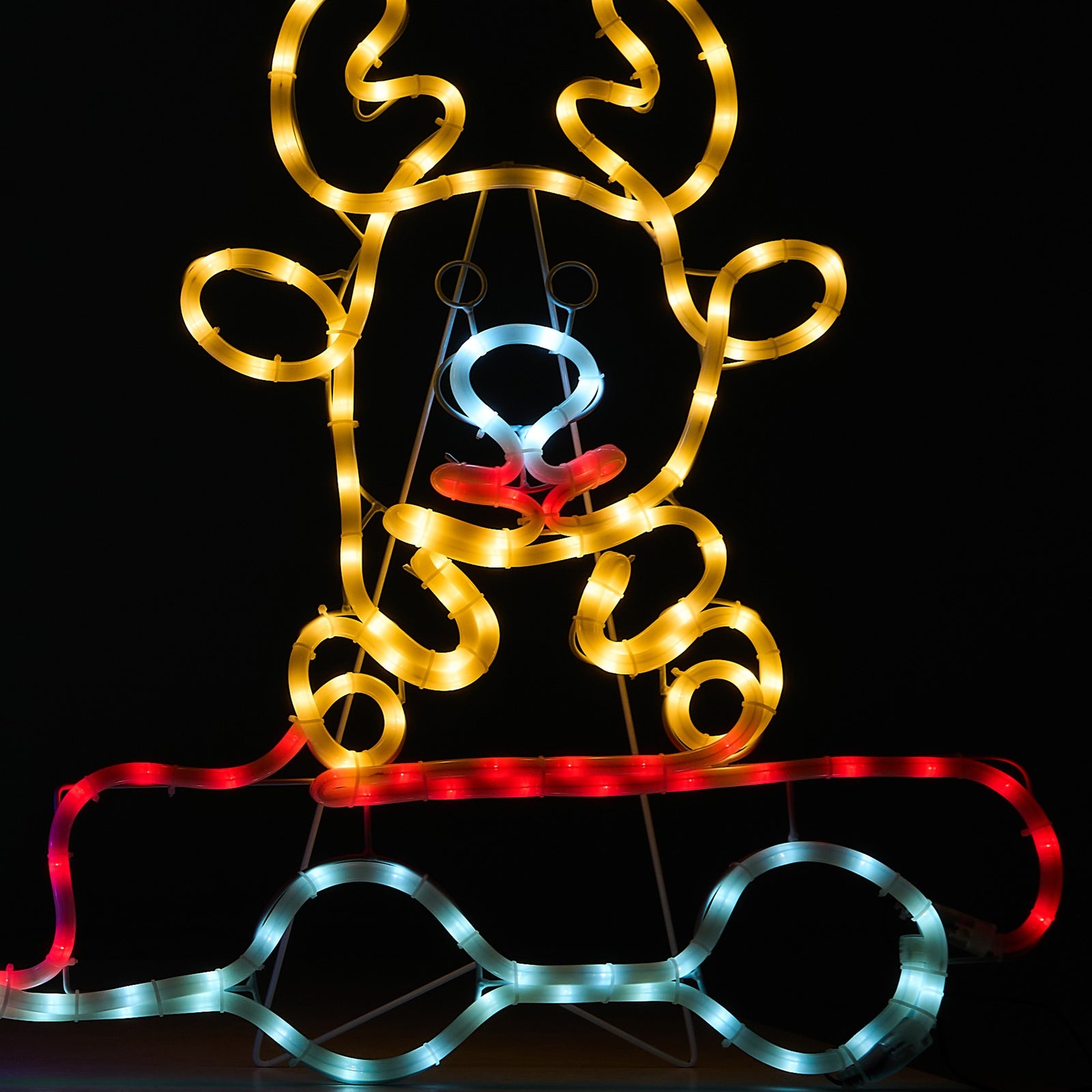 Tinseltown Christmas Light LED Motif Lights Santa Train 196cm Xmas Decor Display - Sunyee