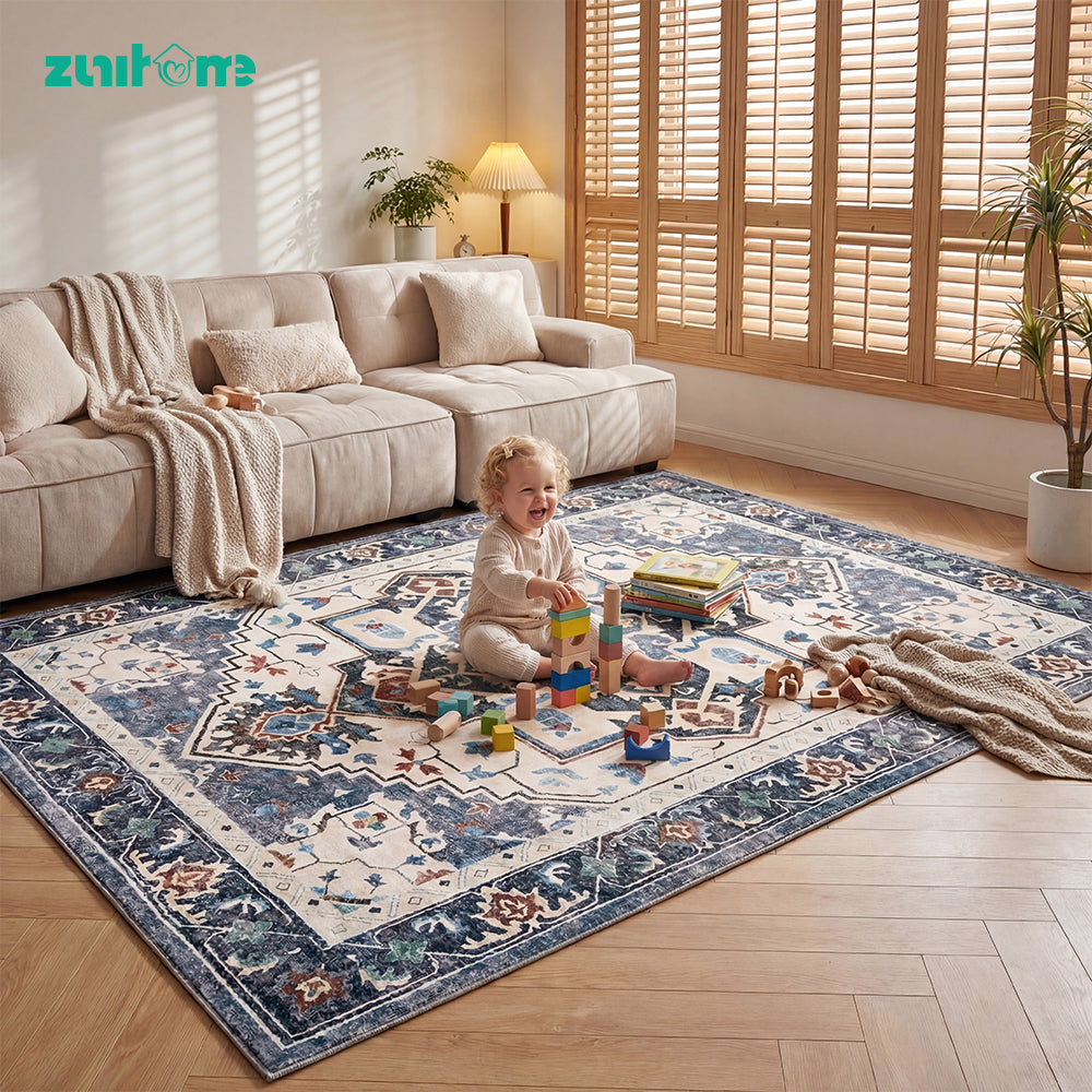 ZUNI Baby Floor Mat Washable Short Pile Play Mat Bedroom - Sunyee