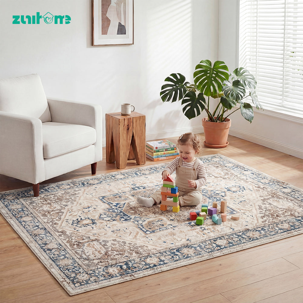 ZUNI Baby Floor Mat Washable Short Pile Play Mat Bedroom - Sunyee