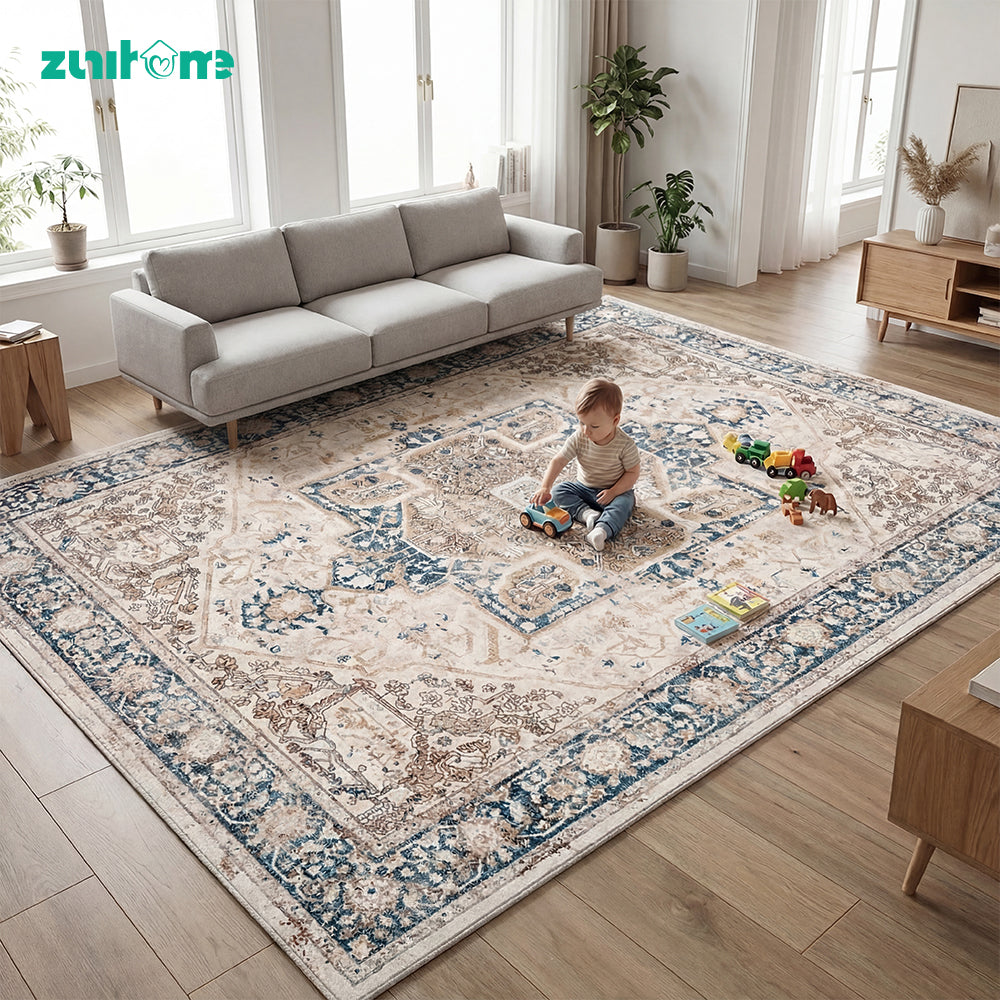 ZUNI Baby Floor Mat Washable Short Pile Play Mat Bedroom - Sunyee
