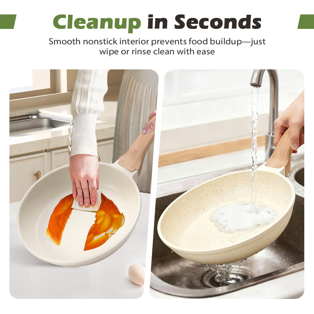 ZUNI 13PCS Nonstick Cookware Pots & Pans Set Granite Coating Cooking Utensil