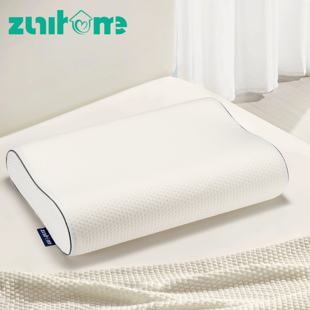 ZUNI Memory Foam Pillow High Low Side Sleeping Ergonomic Design Health 55/60CM - Sunyee