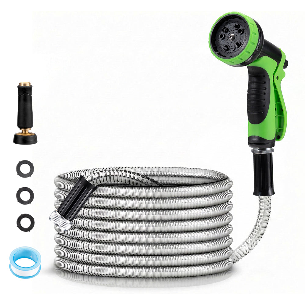 ZUNI Flexible Garden Water Hose 10 Function Spray Nozzle