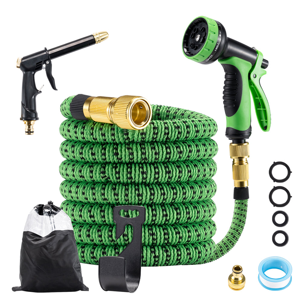 ZUNI Flexible Garden Water Hose 10 Function Spray Nozzle