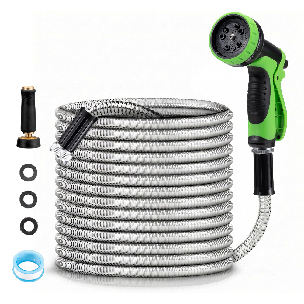 ZUNI Flexible Garden Water Hose 10 Function Spray Nozzle