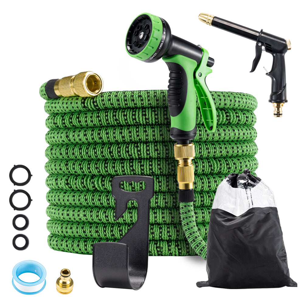 ZUNI Flexible Garden Water Hose 10 Function Spray Nozzle