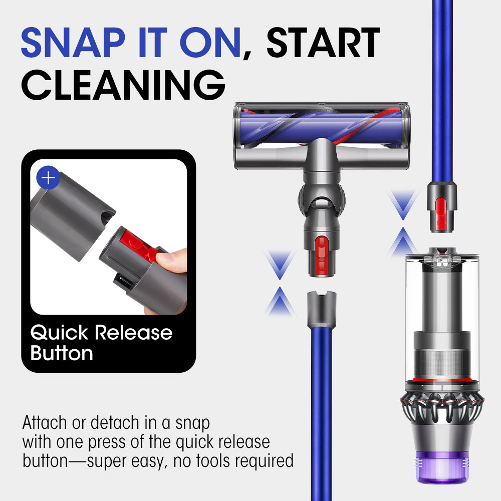 ZUNI Replacement Wand for Dyson Stick Extension Tube V7 V8 V10 V11 V15 - Sunyee